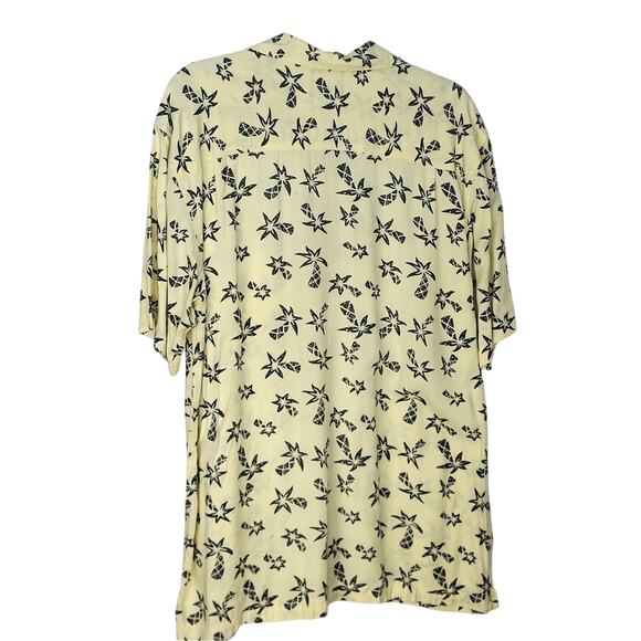 Vintage Team S.U.R.F Hawaii 100% Rayon Palm Tree Hawaiian Shirt Size M - Picture 4 of 7